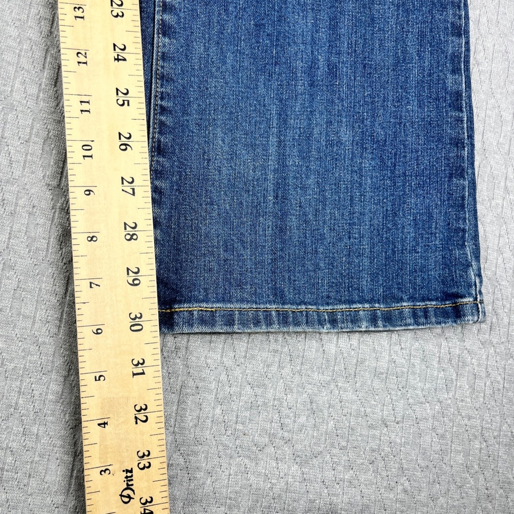 Levi's 515 Boot Cut Jeans Women 16/36X30 Medium Wash Blue Flap Pocket high-rise - Picture 8 of 16
